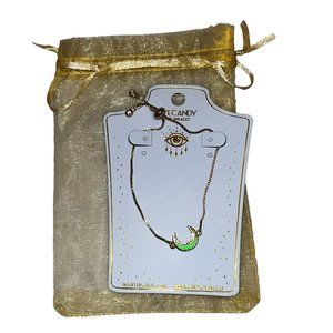 New Eye Candy Los Angeles Delicate CZ Crescent Moon Adjustable Tie Brace…